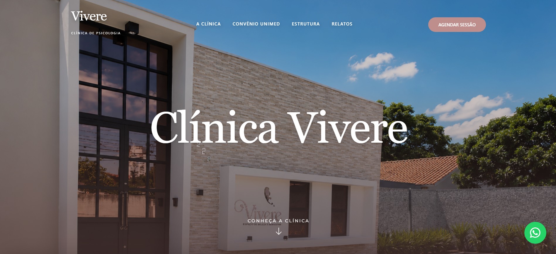 Site para Psicologia Clínica Vivere