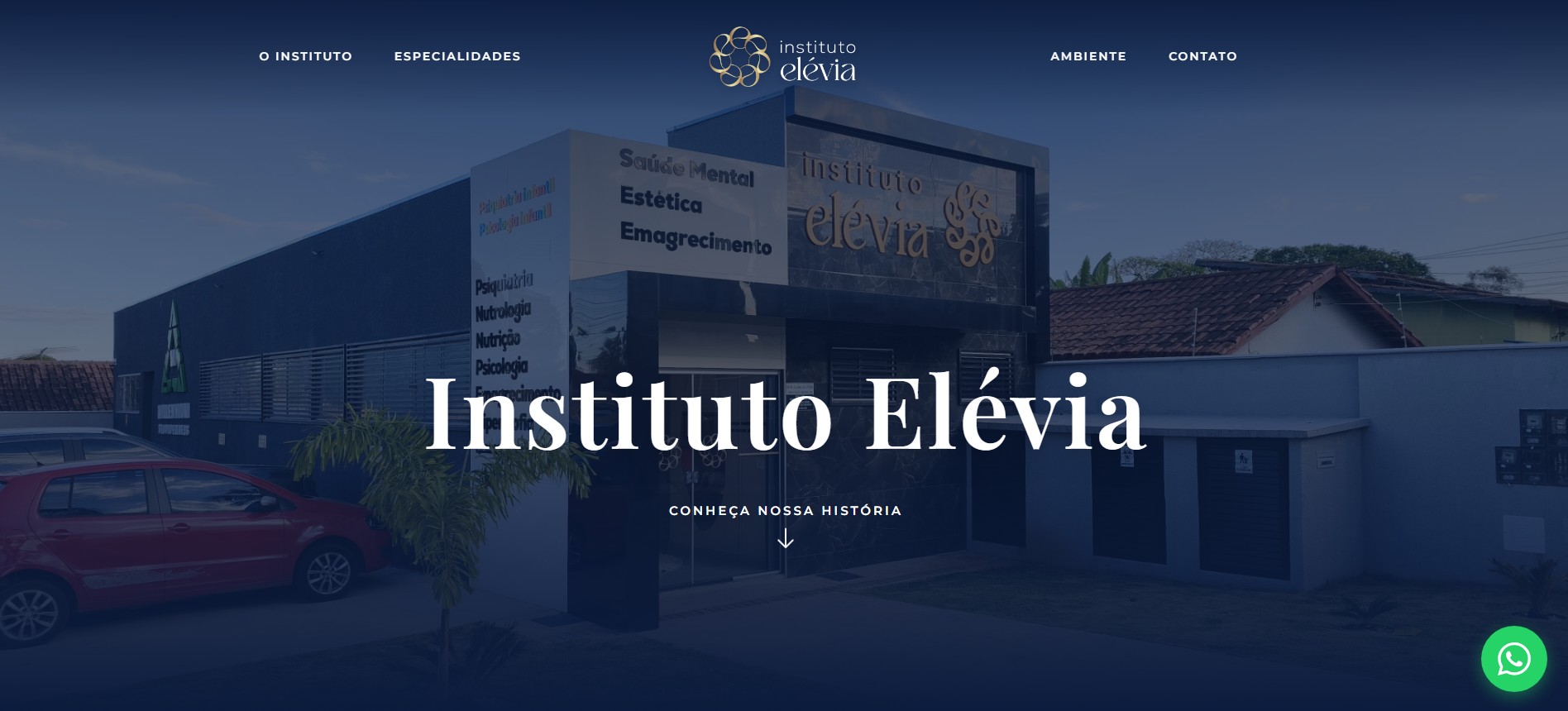 Site Institucional Instituto Elévia